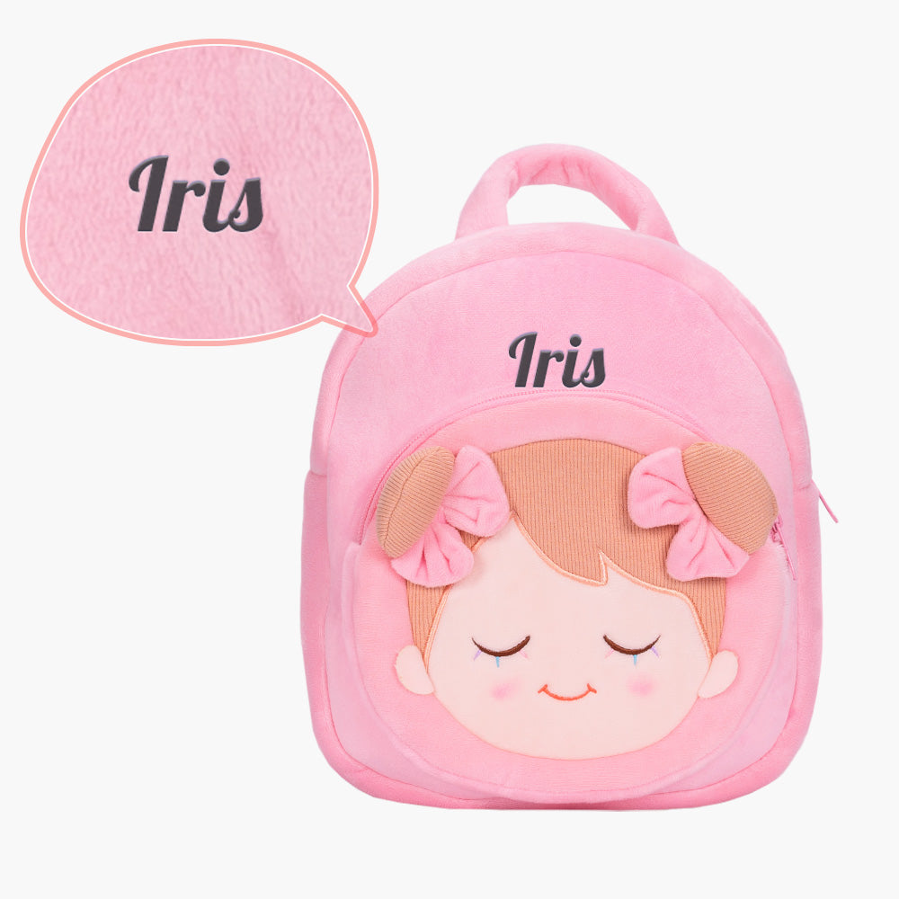 Personnalisée Sac à Dos en Peluche Rose