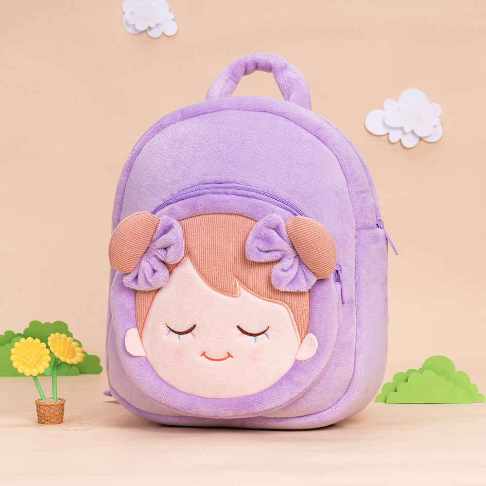 Personnalisée Sac à Dos en Peluche Violet