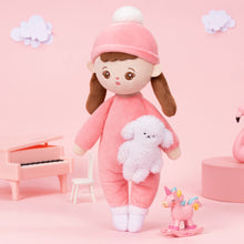 Charger l&#39;image dans la galerie, Mini Rose Personnalisée Poupée en Peluche avec Tresses