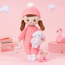 Charger l&#39;image dans la galerie, Mini Rose Personnalisée Poupée en Peluche avec Tresses