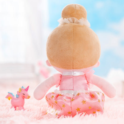 Personnalisée Poupée en Peluche avec Yeux Ouverts de Princesse Rose
