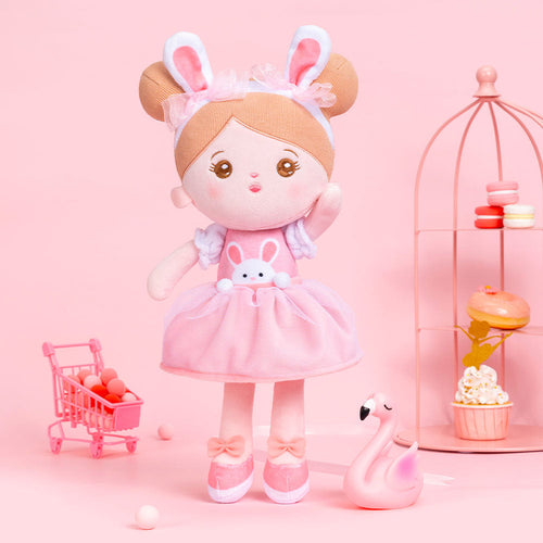 Personnalisés Poupée en Peluche de Lapin & Sac à Dos