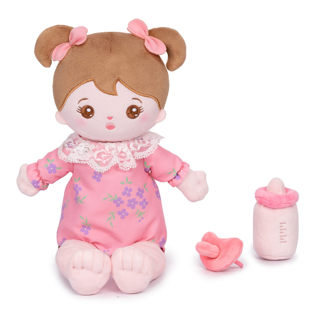 Mini Rose Personnalisée Poupée en Peluche avec Vêtement Remplaçable