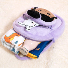 Charger l&#39;image dans la galerie, ouozzz Personalized Purple Deep Skin Tone Plush Nevaeh Backpack Purple