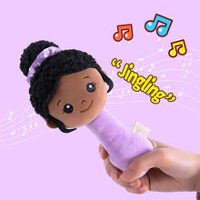 Charger l&#39;image dans la galerie, iFrodoll Personalized Deep Skin Plush Nevaeh Chewable Rattle 2-Piece Rattle Set