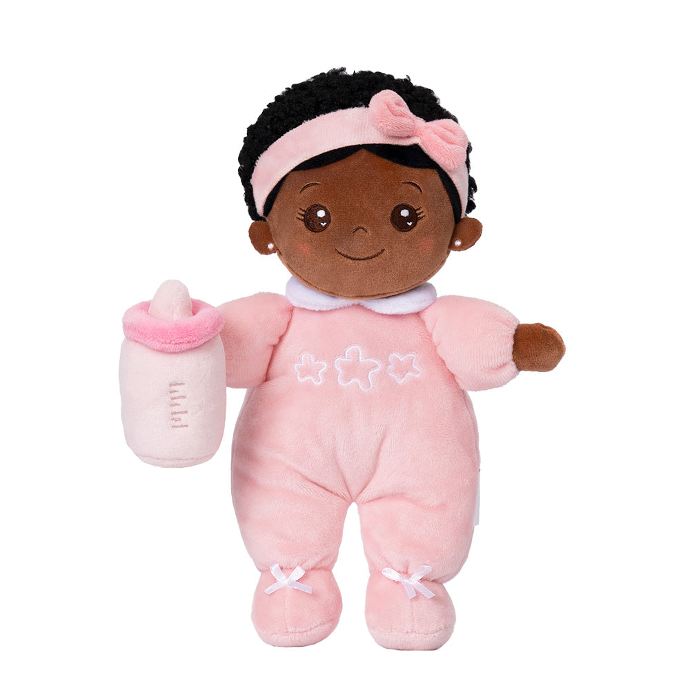 Mini Rose Teint Foncé Personnalisée Poupée en Peluche & Ensemble-cadeau