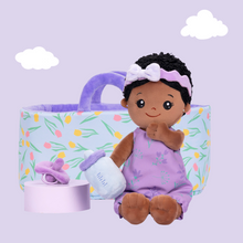 Charger l&#39;image dans la galerie, Poupée Bébé Personnalisée [Ensemble de Berceau en Option]