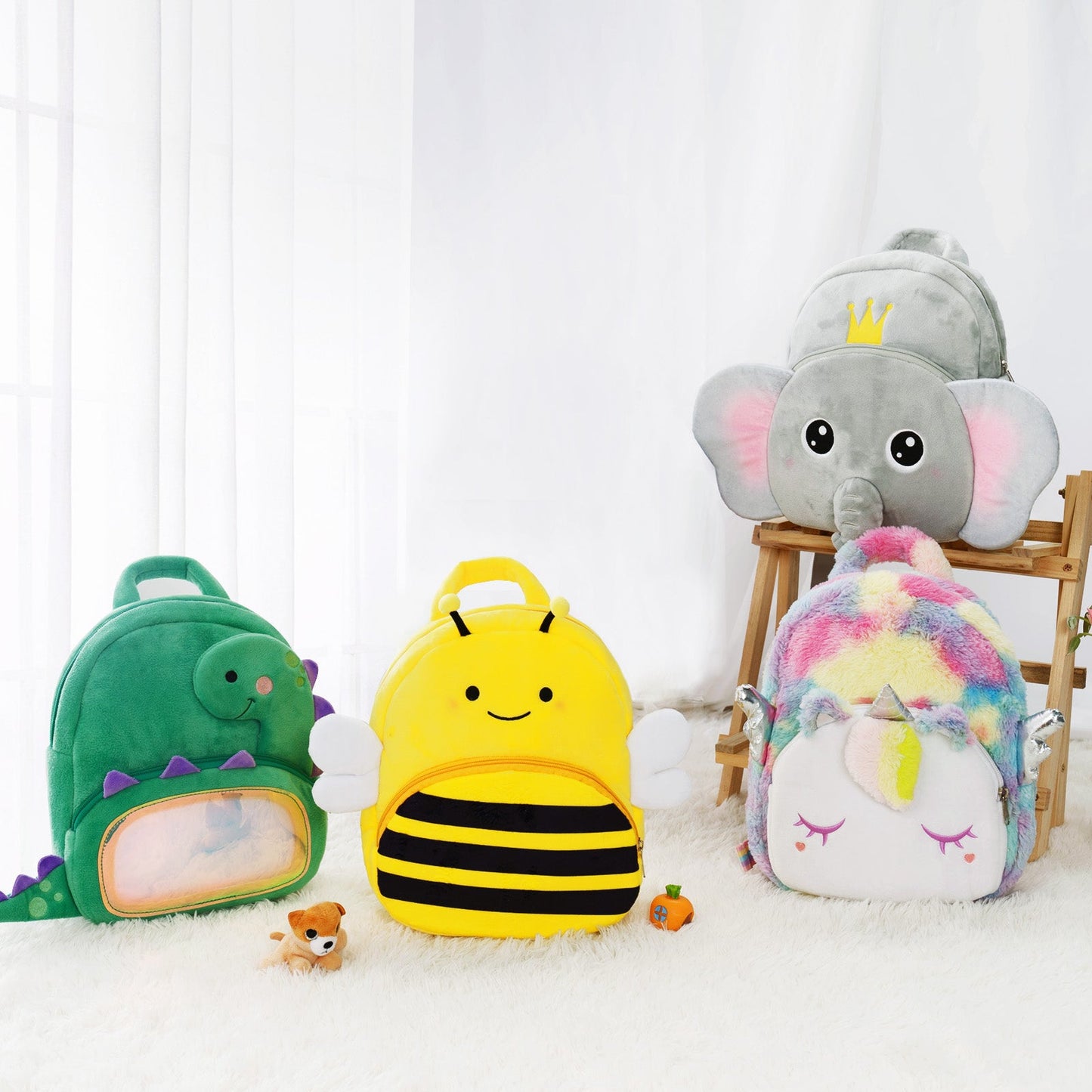 Personnalisée Sac à Dos en Peluche de Animal