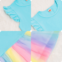 Charger l'image dans la galerie, OUOZZZ Personalized Iris Rainbow Doll with Blue Baby Rainbow Dress