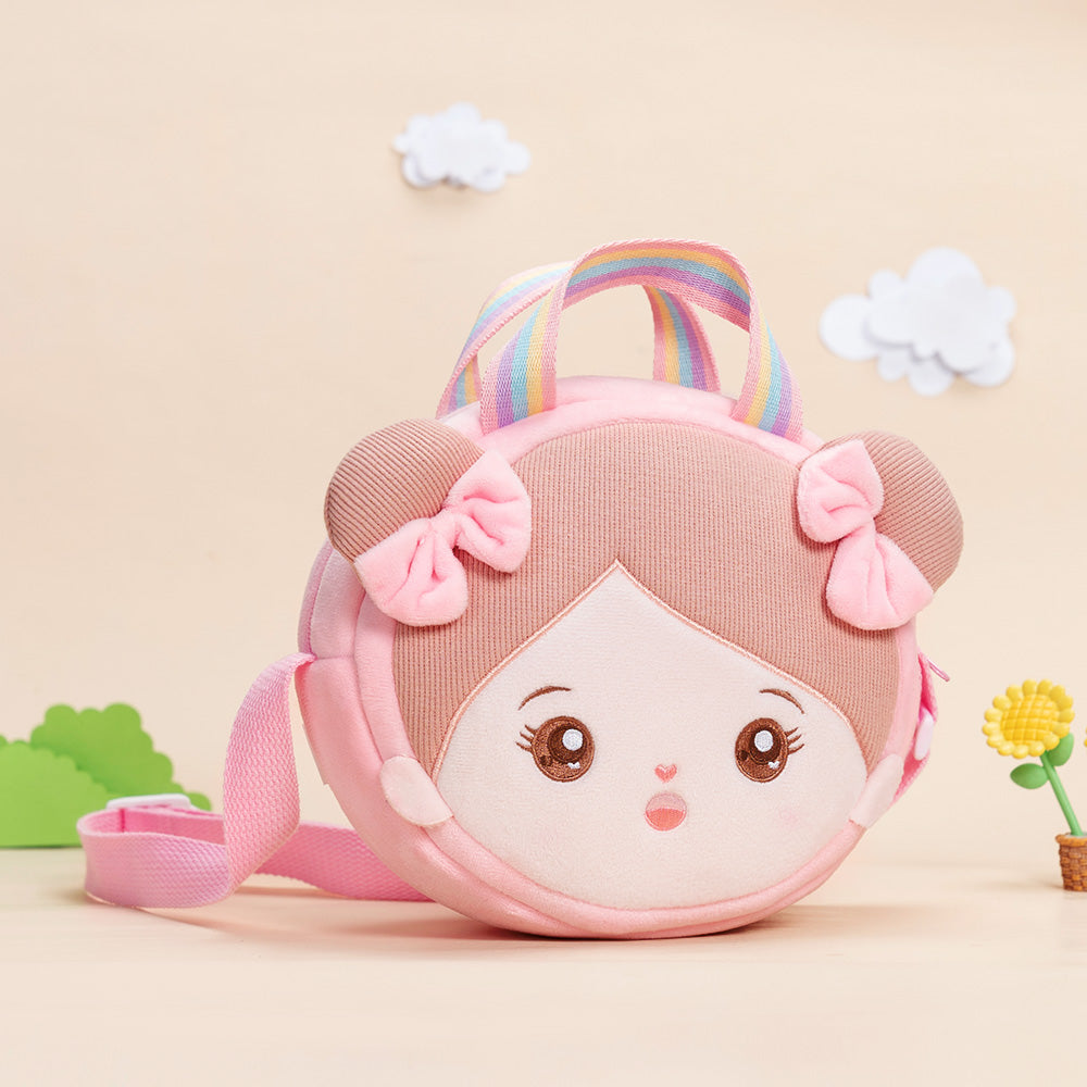 Personnalisée Sac de Messagerie en Peluche Rose