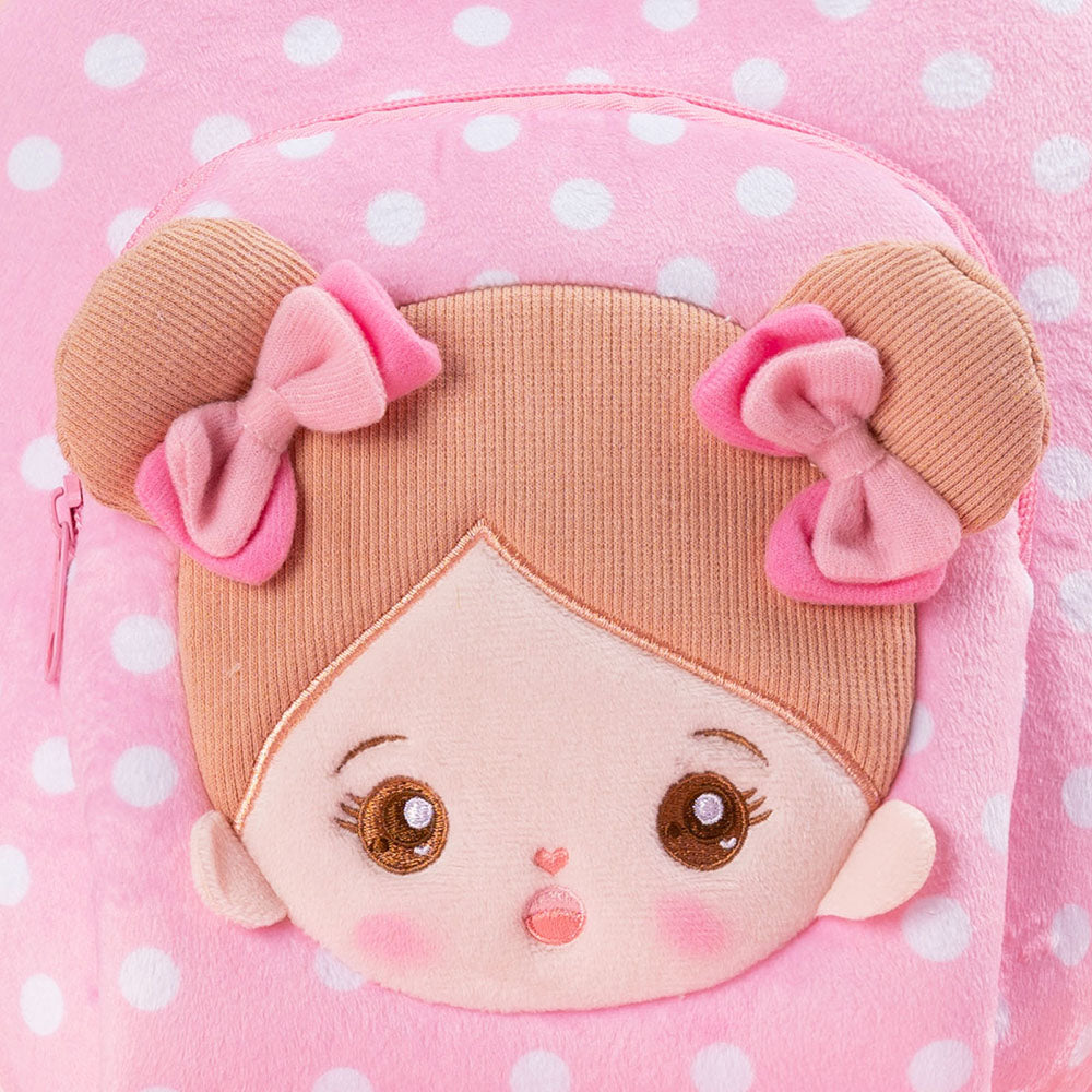 Personnalisés Rose Sac à Déjeuner en Peluche de Grand Capacité