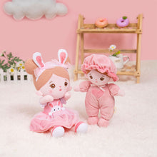 Charger l'image dans la galerie, Poupée en Peluche Personnalisée en Lapin Rose（Le Forfait est Plus Favorable）