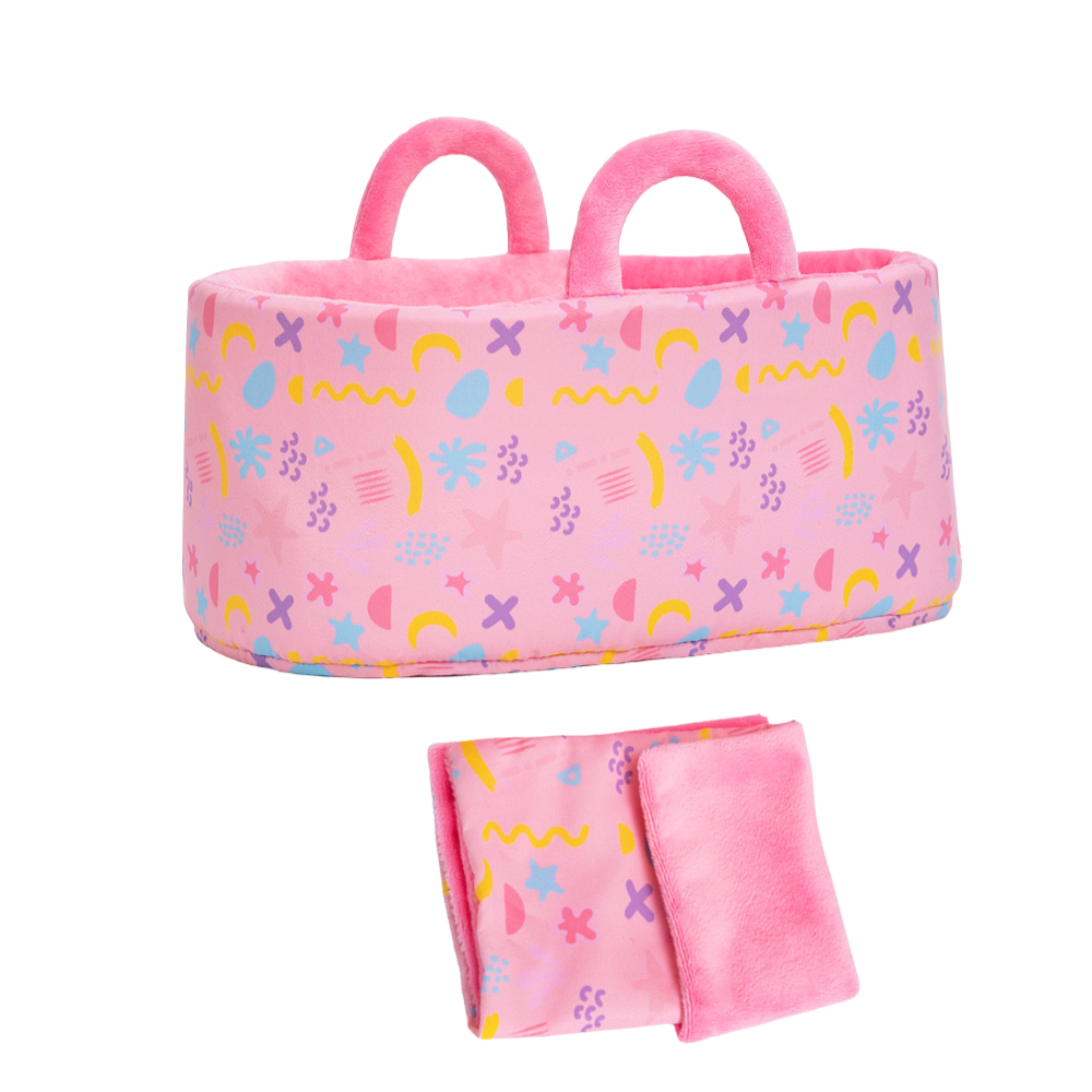 Petits Panier en Peluche de Poupée pour Enfant