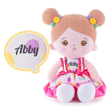 Charger l&#39;image dans la galerie, OUOZZZ Personalized Abby Sweet Girl Plush Doll - 8 Color Pink Polka Dot