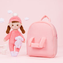 Charger l&#39;image dans la galerie, Mini Rose Personnalisée Poupée en Peluche avec Tresses