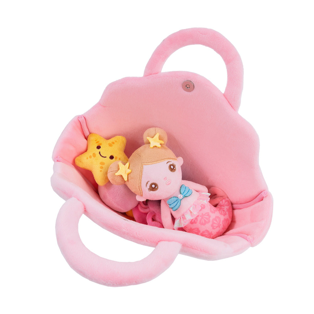 Personnalisée Premier Ensemble de Jouet Sonore en Peluche de Sirène Fantastique pour Bébé