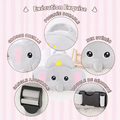 Personnalisée Sac à Dos en Peluche de Animal