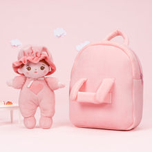 Charger l&#39;image dans la galerie, Mini Rose Personnalisée Poupée en Peluche avec Yeux Ouverts