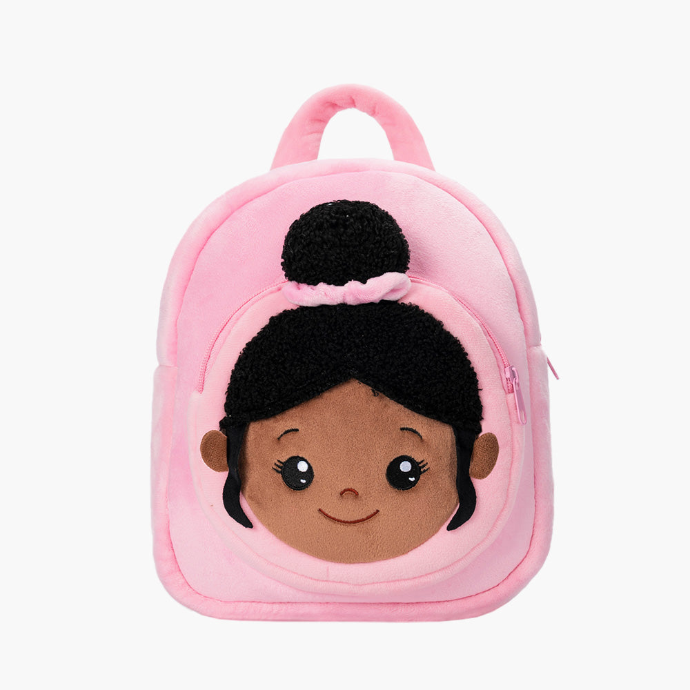 Teint Foncé Personnalisée Sac à Dos en Peluche Rose Nevaeh