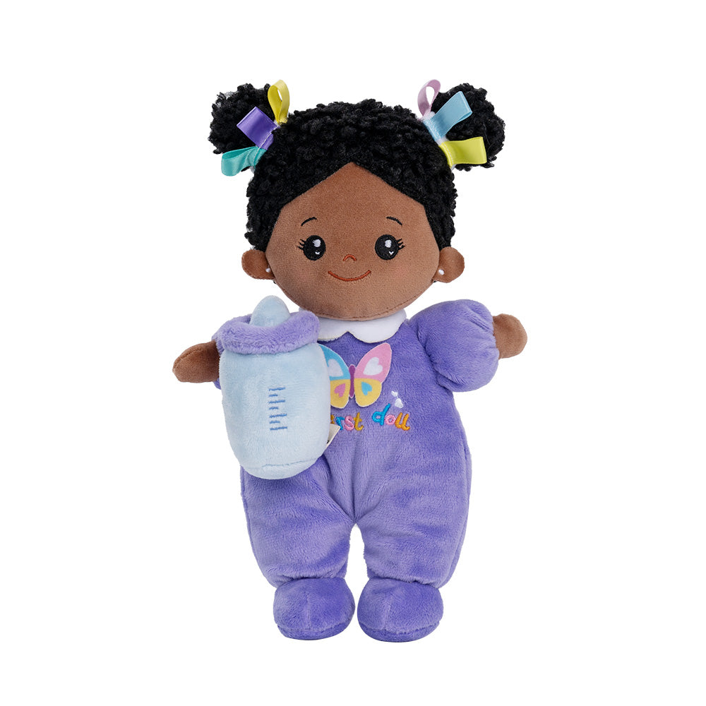 Mini Violet Teint Foncé Personnalisée Poupée en Peluche & Ensemble-cadeau