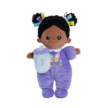 Charger l&#39;image dans la galerie, Mini Violet Teint Foncé Personnalisée Poupée en Peluche &amp; Ensemble-cadeau