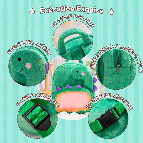 Personnalisée Sac à Dos en Peluche de Animal