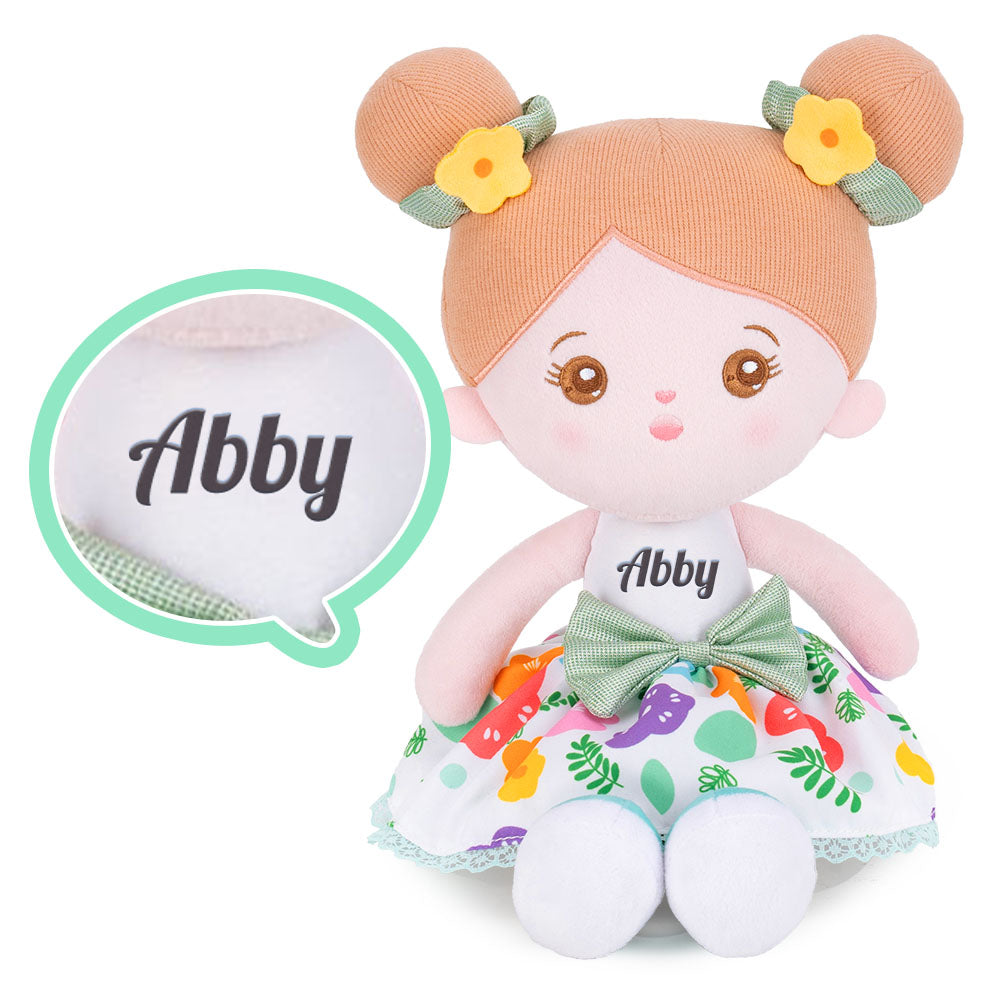 Poupée en Peluche Personnalisée Originale au Teint Foncé