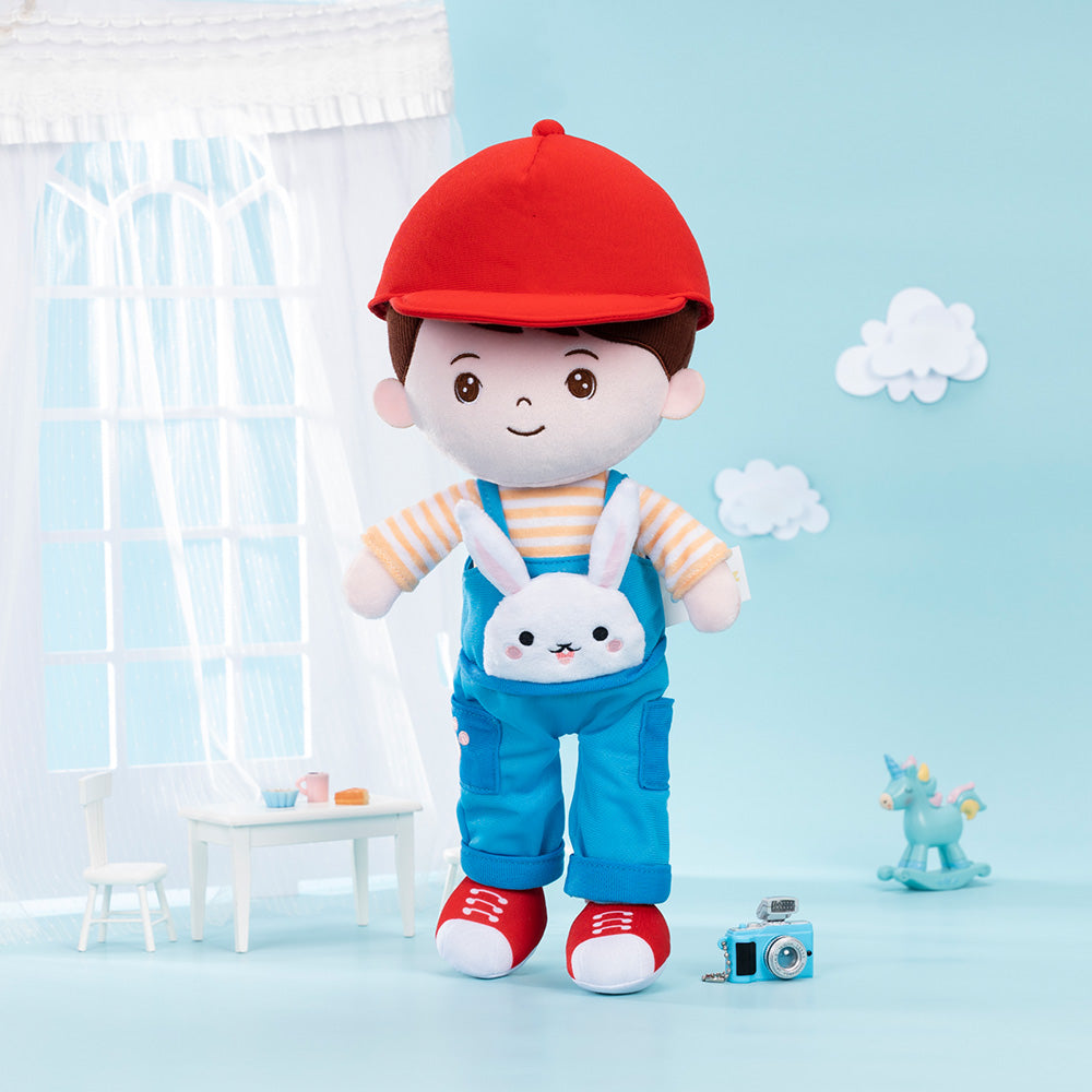 Personnalisés Poupée en Peluche de Lapin & Sac à Dos