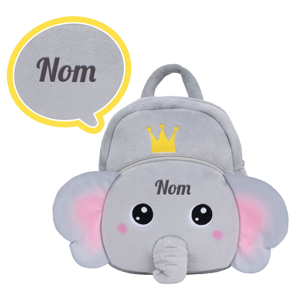 Personnalisée Sac à Dos en Peluche de Animal