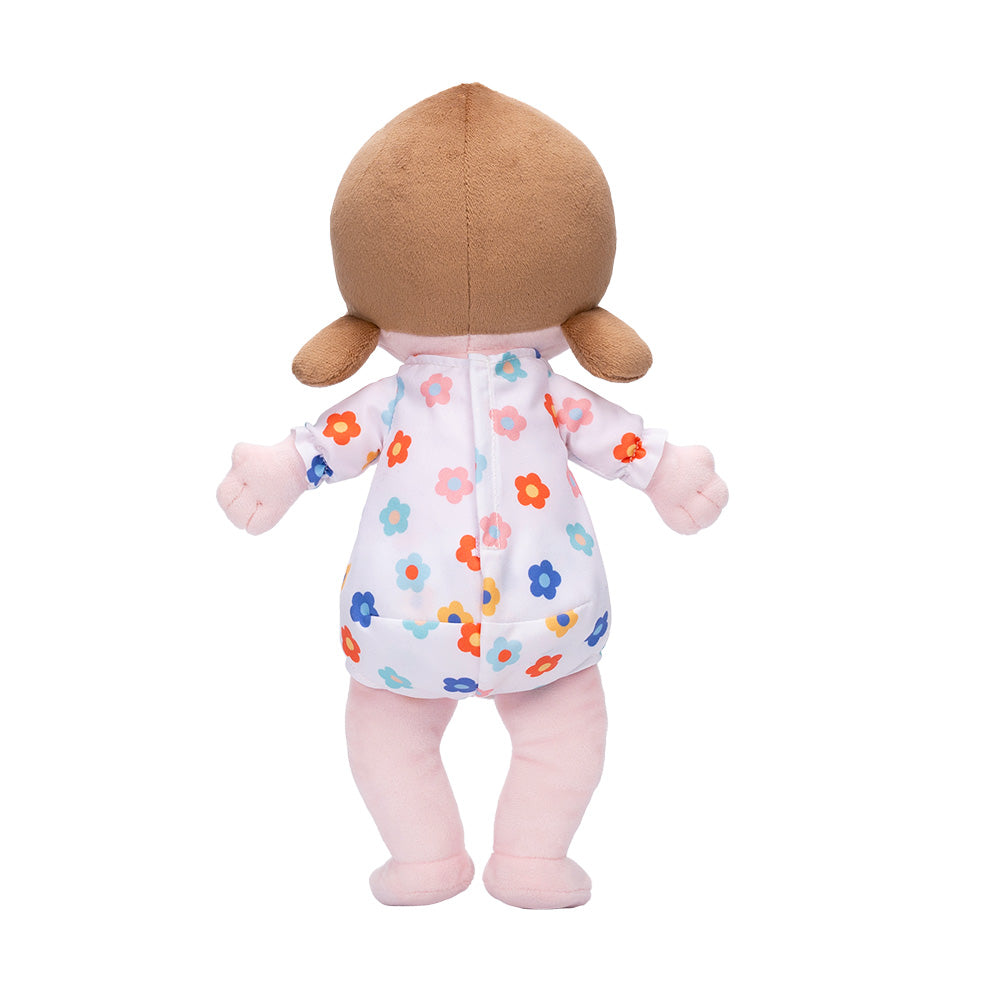 Mini Blanche Personnalisée Poupée en Peluche avec Vêtement Remplaçable