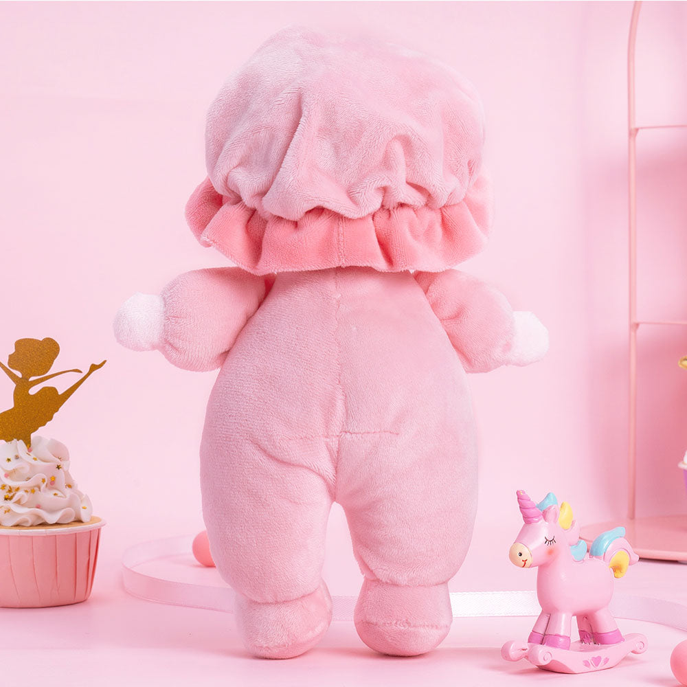 Mini Rose Personnalisée Poupée en Peluche avec Yeux Ouverts