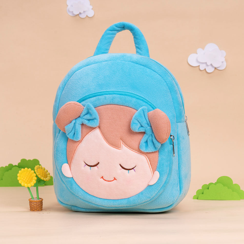 Personnalisée Sac à Dos en Peluche Bleu