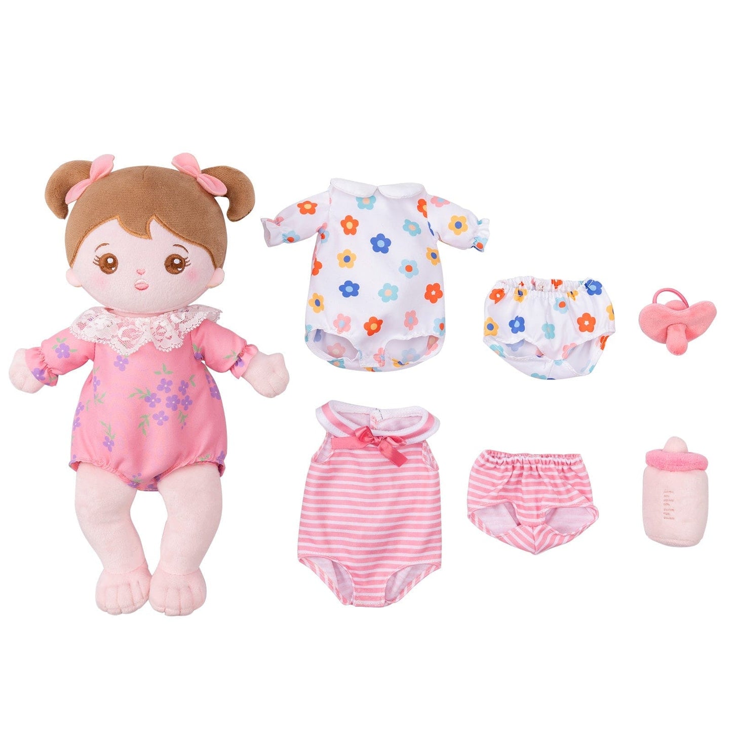 Poupée à Tenues Variables Personnalisées avec Berceau