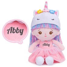 Charger l'image dans la galerie, OUOZZZ OUOZZZ Personalized Doll + Backpack Bundle Pink Unicorn🦄 / Only Doll