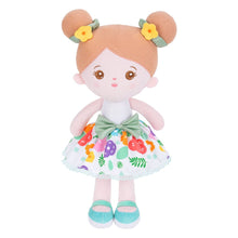 Charger l&#39;image dans la galerie, OUOZZZ Personalized Green Floral Sweet Girl Plush Rag Baby Doll Only Doll