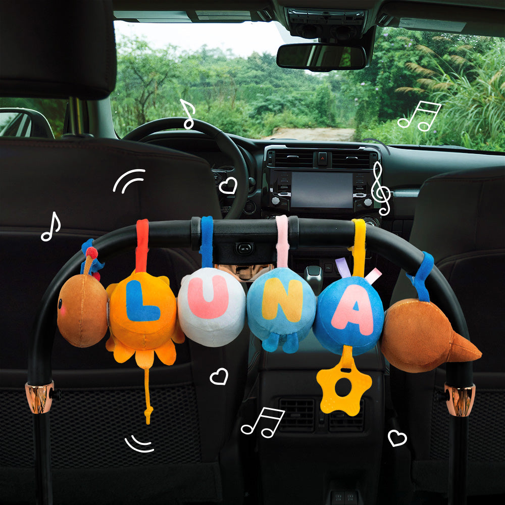 Jouets Apaisants Velcro d'activité en Peluche Caterpillar à Usage Multiple